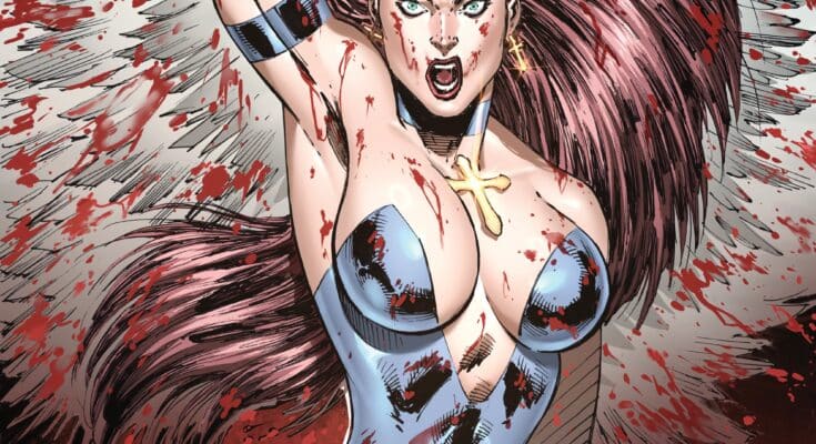 Avengelyne #1 Midnight Variant cover by Rob Liefeld from Image Comics