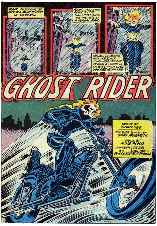 Marvel Spotlight #5 Marvel Comics first appearance of Ghost Rider and Johnny Blaze