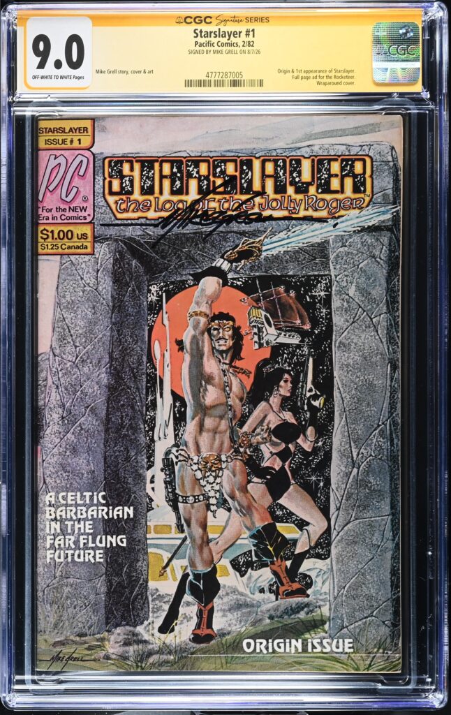CGC Book of the Day: Starslayer #1 Signature Series 9.0 Signed by Mike Grell