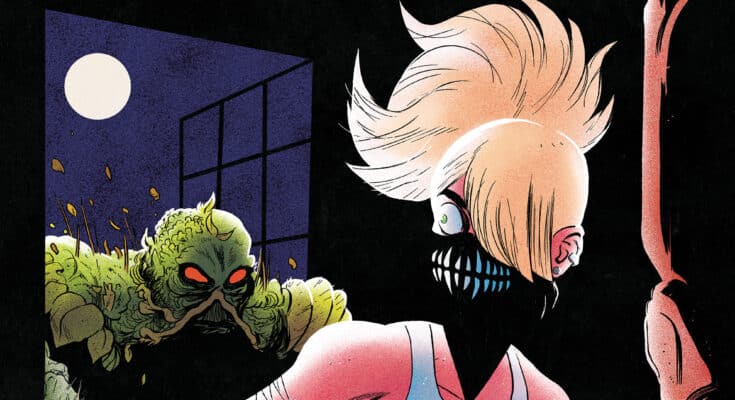 Swamp Thing Is Killing the Children #1 cover by Werther Dell’Edera featuring Erica Slaughter and Swamp Thing