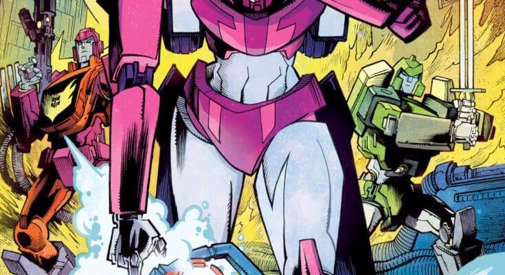 Transformers #37 cover featuring Elita Prime from Skybound Image Comics and Hasbro