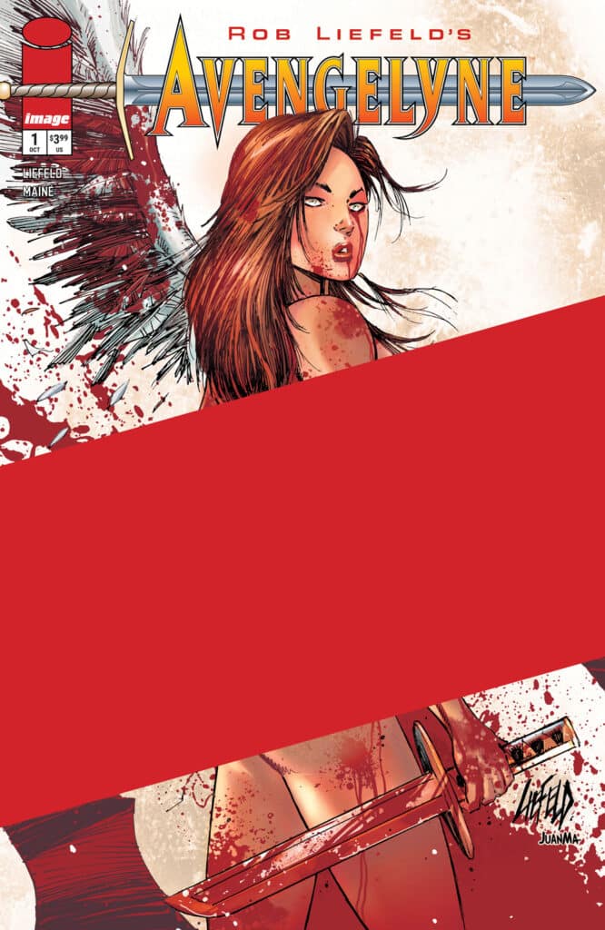 Avengelyne #1 Midnight Variant cover by Rob Liefeld from Image Comics