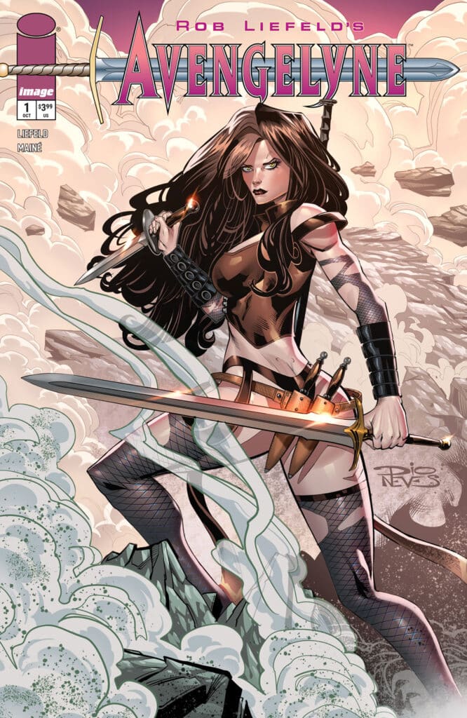 Avengelyne #1 Midnight Variant cover by Rob Liefeld from Image Comics