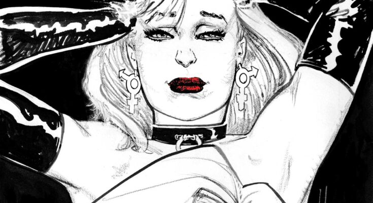 Black Kiss Compendium cover featuring Howard Chaykin artwork from Image Comics