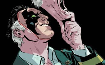 G.I. Joe #26 cover featuring G.I. Joe and Night Force in battle from Skybound and Image Comics