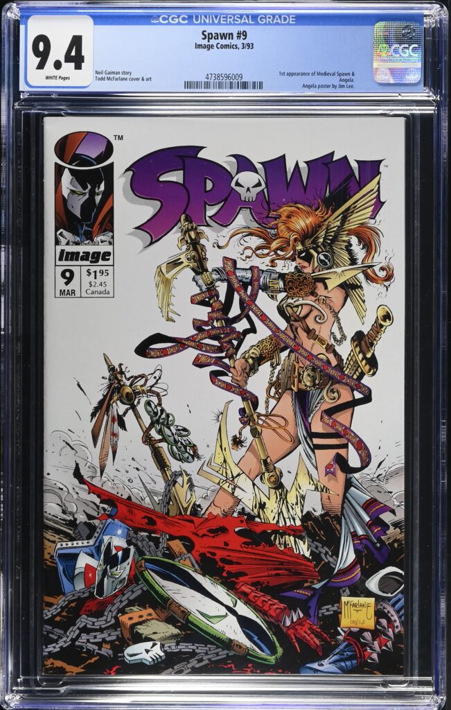 CGC Book of the Day: Spawn #9 — Angela and Medieval Spawn Make Their First Appearance