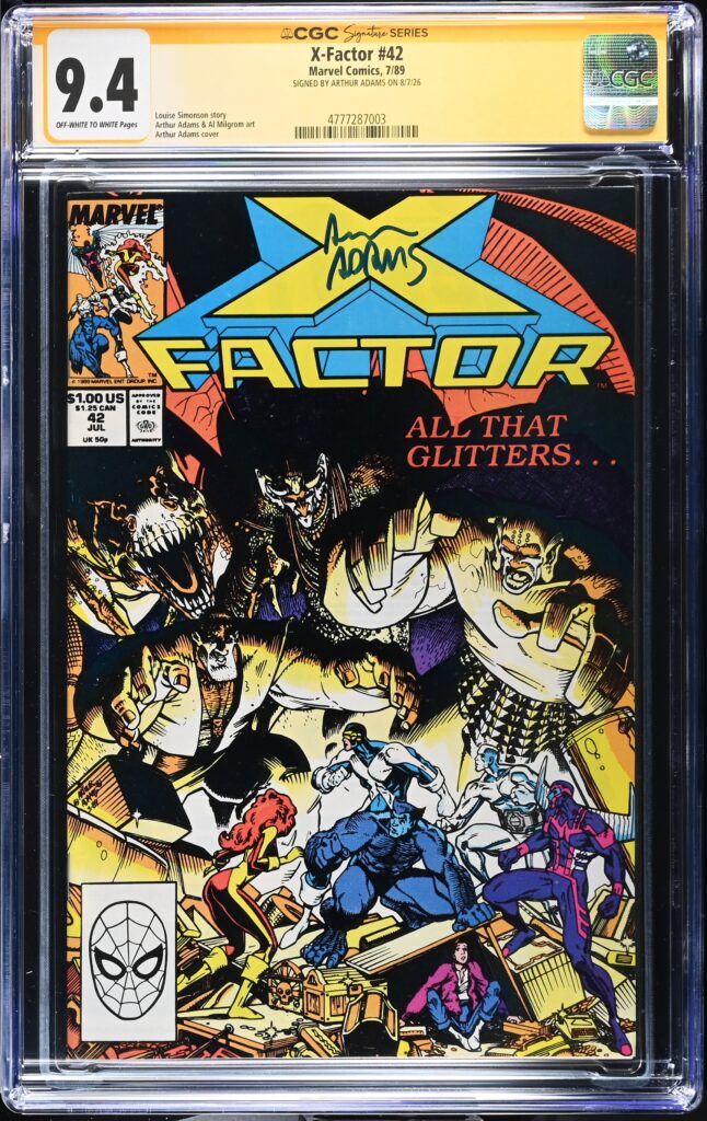 CGC Book of the Day: X-Factor #42 Signed by Arthur Adams